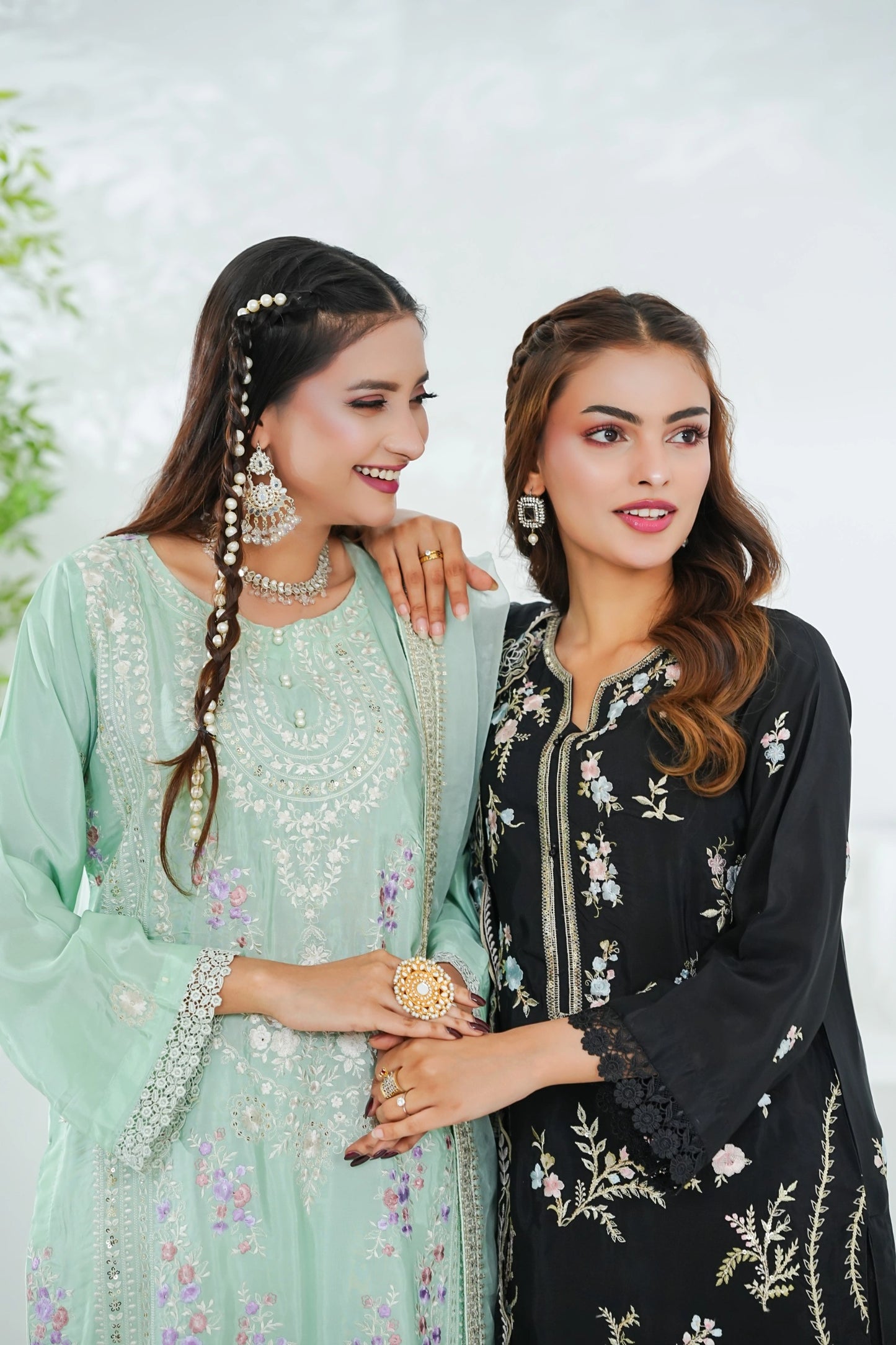 Luxury Cotton Silk Full Embroidered 3PC Suit (Stitched)
