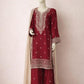 Pasand of Lahore 3-Piece Premium Viscose Suit –  Mehroon (PL-330)