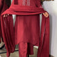 Amna Khurram Luxurious Silk 3 Piece Suit with Chiffon Dupatta