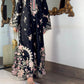 Amna Khurram Silk Embroidered Kaftan Stitched 3 Piece Suit