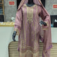 GABA Embroidered 3-Piece Stitched Suit with Chiffon Dupatta (03)