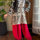 Amna khurram Viscose Co’Ord Embroidered Shirt & Balloon Pant Set (01)