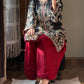 Amna khurram Viscose Co’Ord Embroidered Shirt & Balloon Pant Set (01)