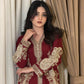 Amna khurram Viscose Co’Ord Embroidered Shirt & Balloon Pant Set (02)