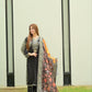 Amna khurram Viscose Co’Ord Embroidered Shirt & Balloon Pant Set (03)