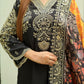 Amna khurram Viscose Co’Ord Embroidered Shirt & Balloon Pant Set (03)