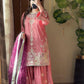 Amna khurram Viscose Co’Ord Embroidered Shirt & Balloon Pant Set (04)
