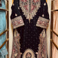 Amna Khurram Premium Raw Silk Kaftan Stitched 2 Piece Suit