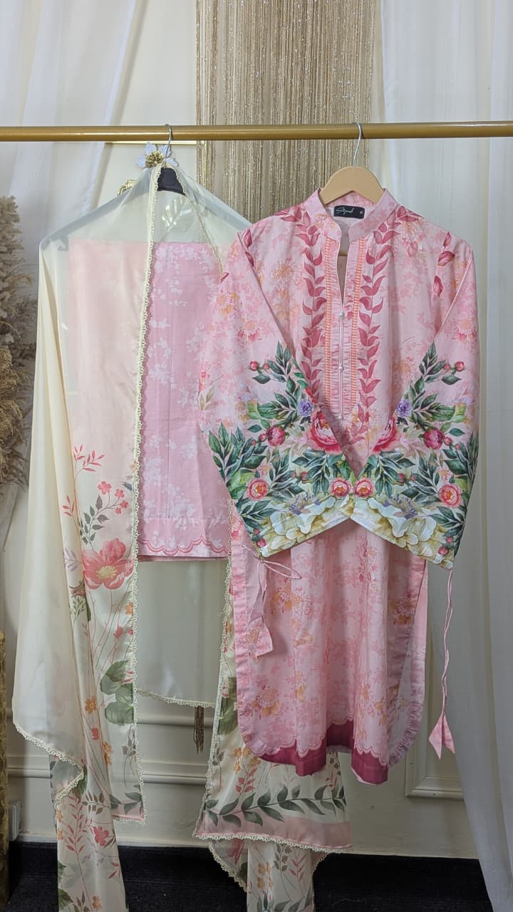 Coco By Zara Shahjahan 3-Piece Embroidered Lawn Suit (AYLA-8B)