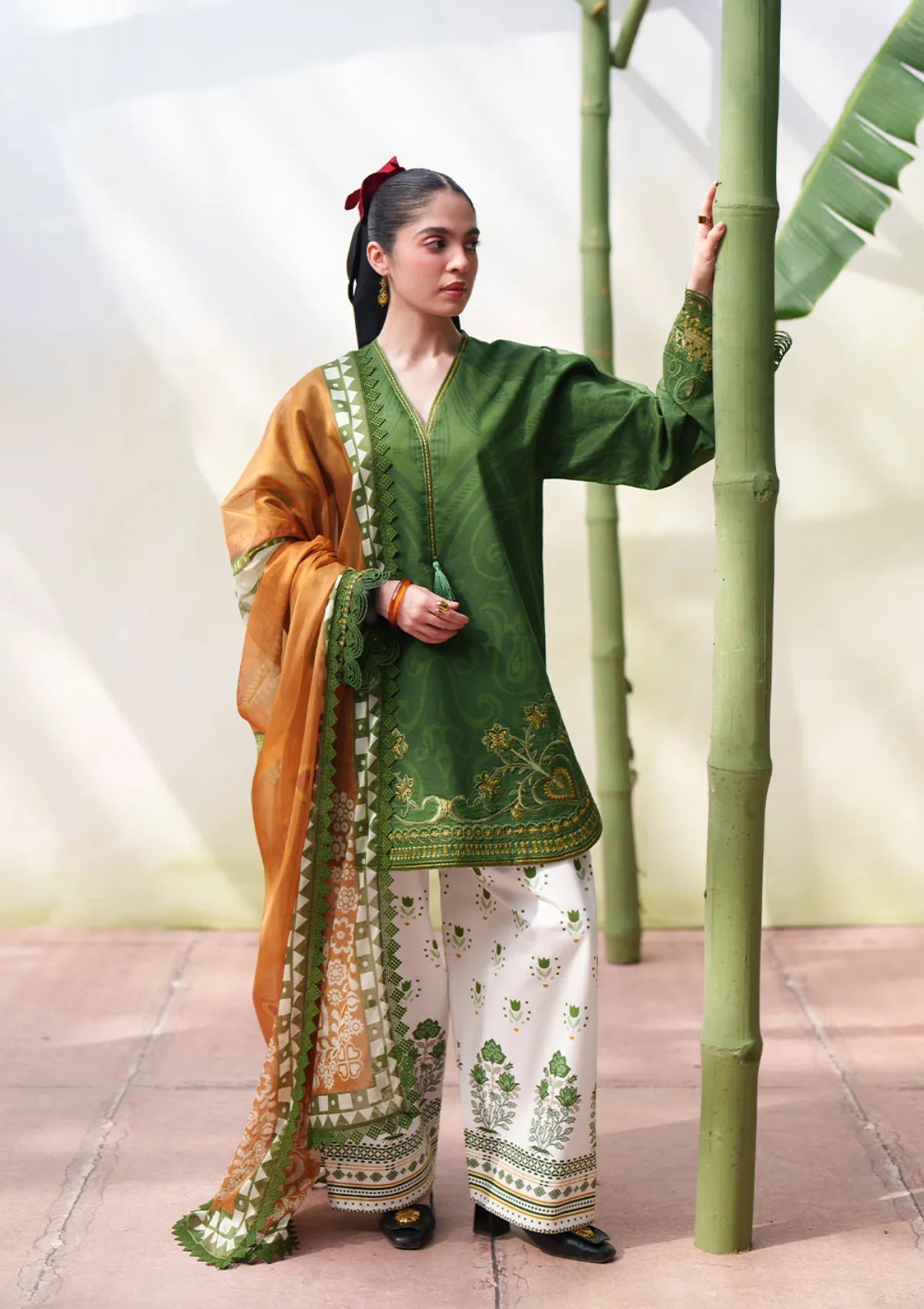 Laanem by Saira Rizwan Unstitched Embroidered Lawn 3 Piece Suit (ELOWEN-A)