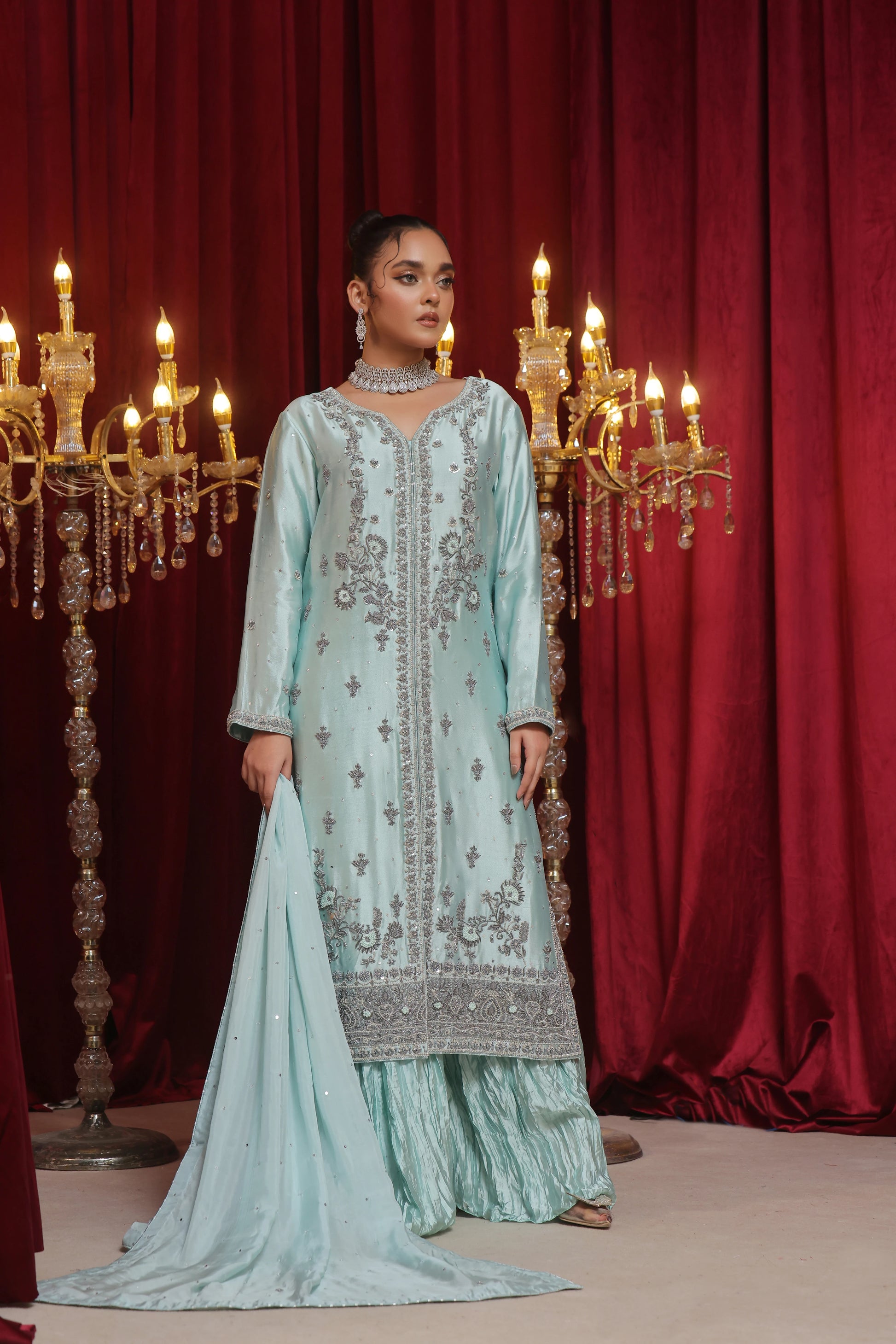 Amna Khurram Pariza Semi Bridal Wear