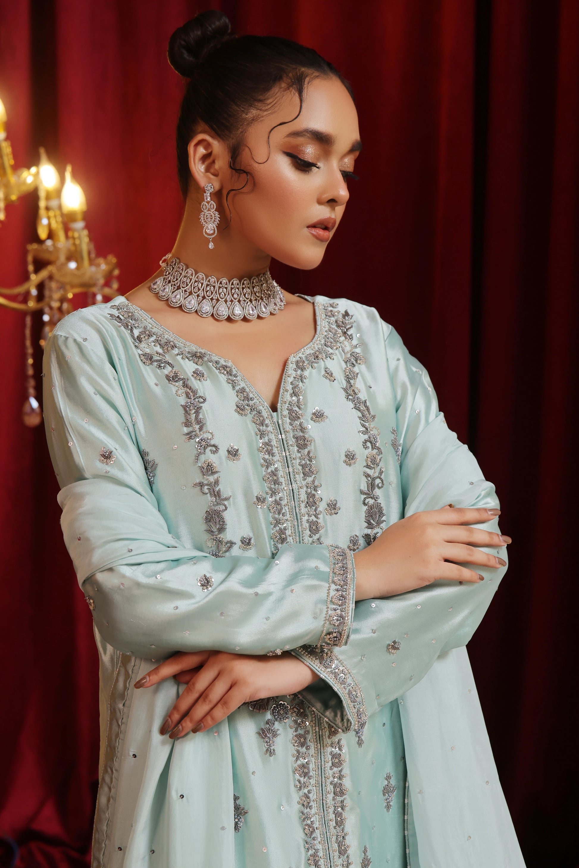 Amna Khurram Pariza Semi Bridal Wear