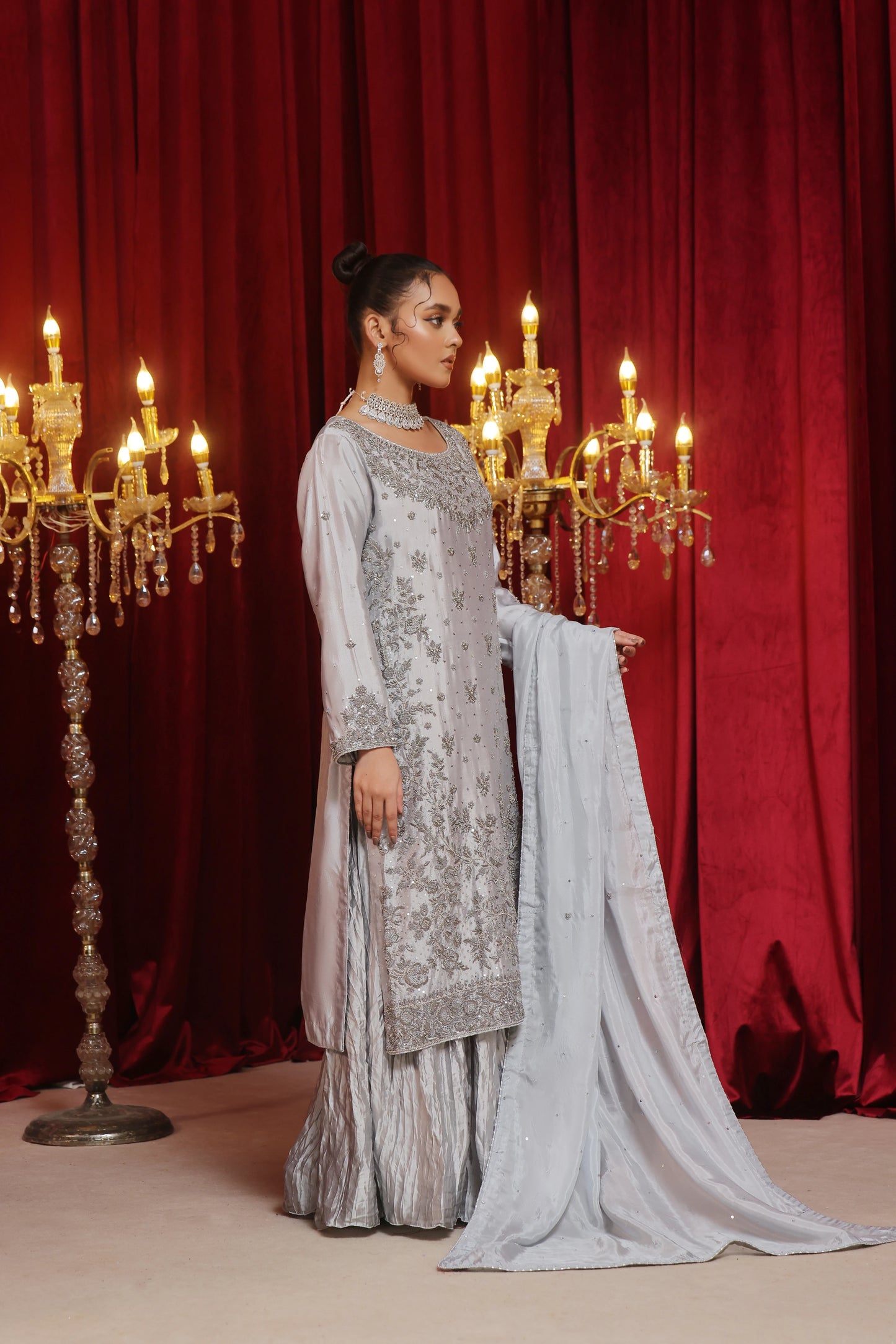 Amna Khurram Mehrunissa Semi Bridal Wear