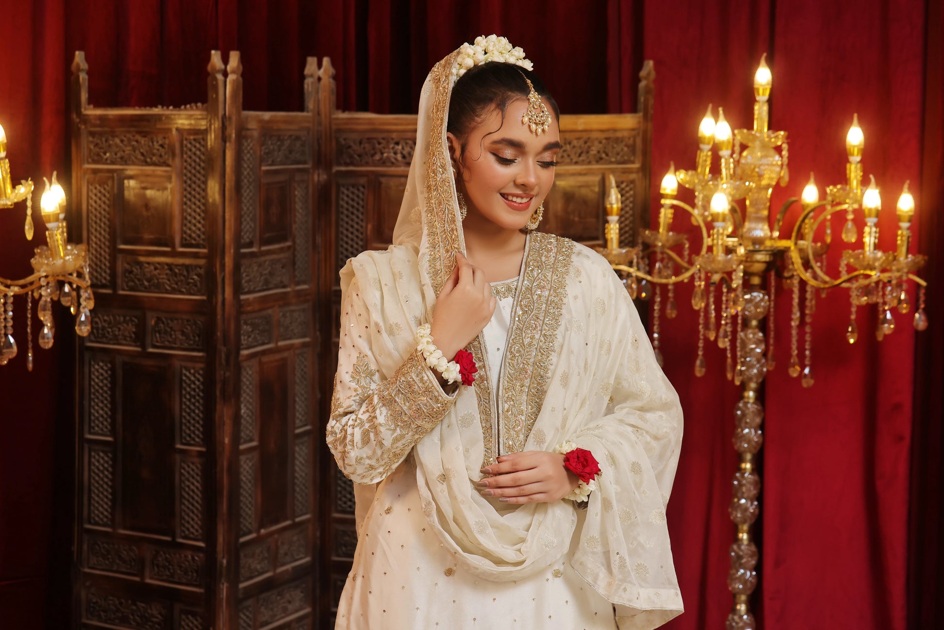 Amna Khurram Afreen Semi Bridal Wear