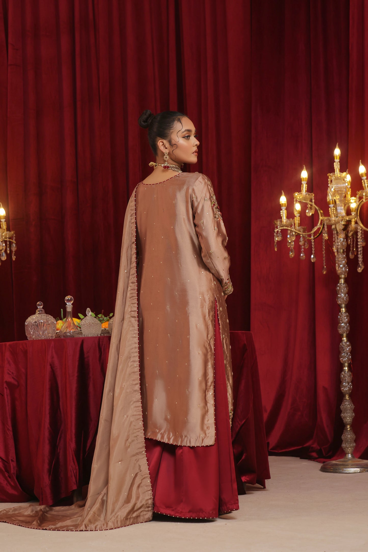 Amna Khurram Shabana Semi Bridal Wear