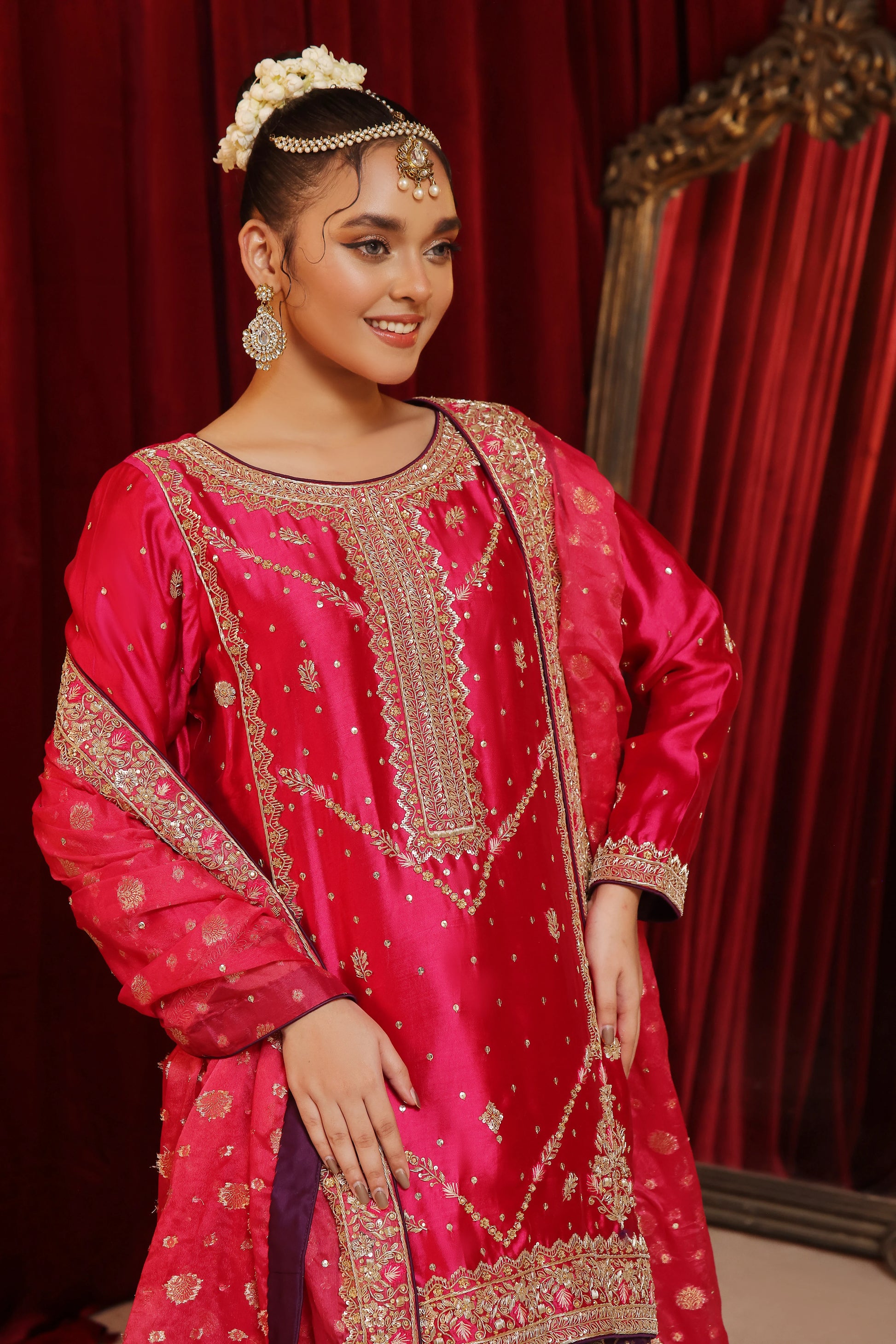 Amna Khurram Range Mahal Semi Bridal Wear