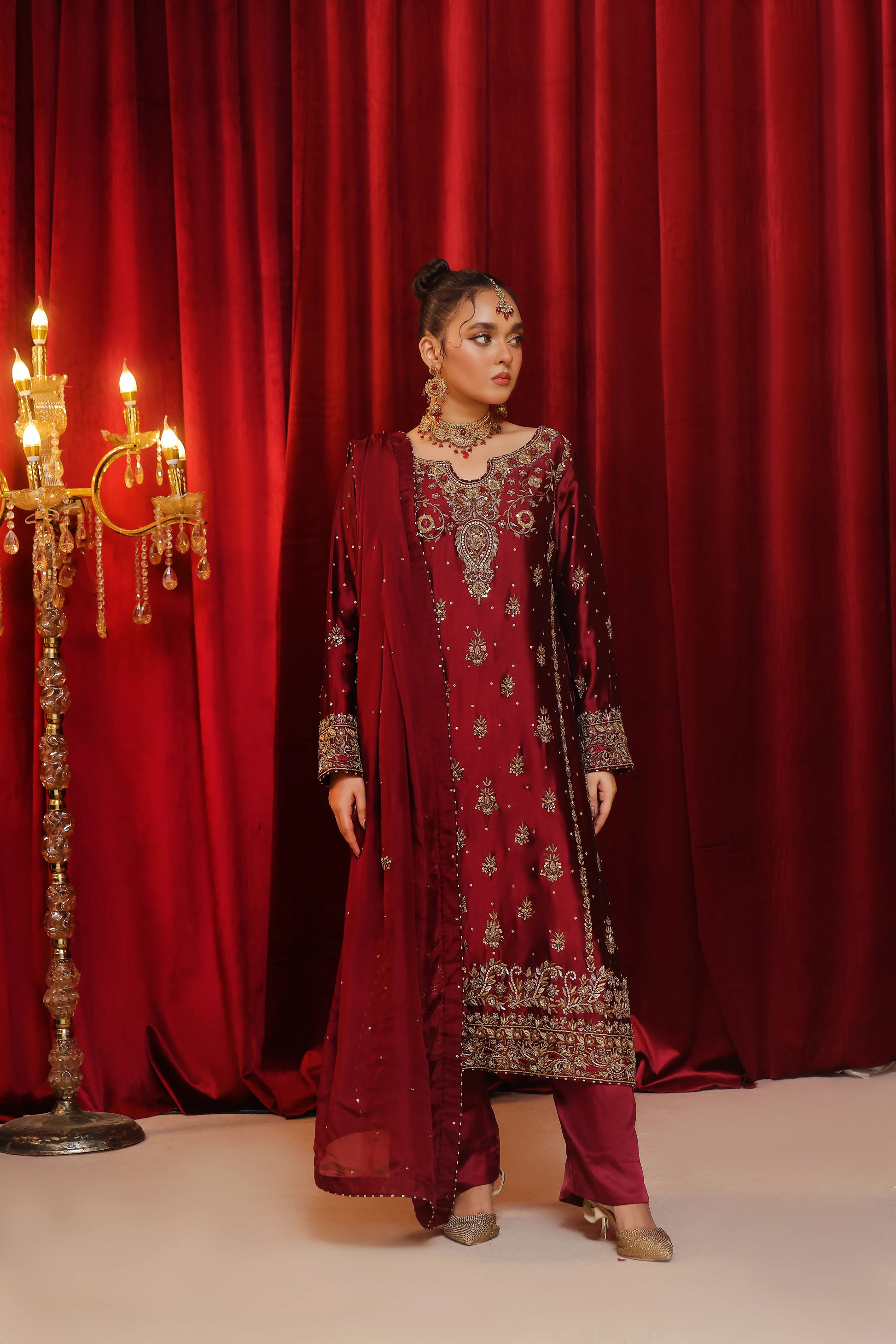 Amna Khurram Jahan Ara Semi Bridal Wear