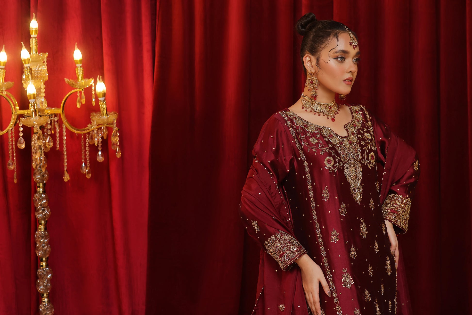 Amna Khurram Jahan Ara Semi Bridal Wear