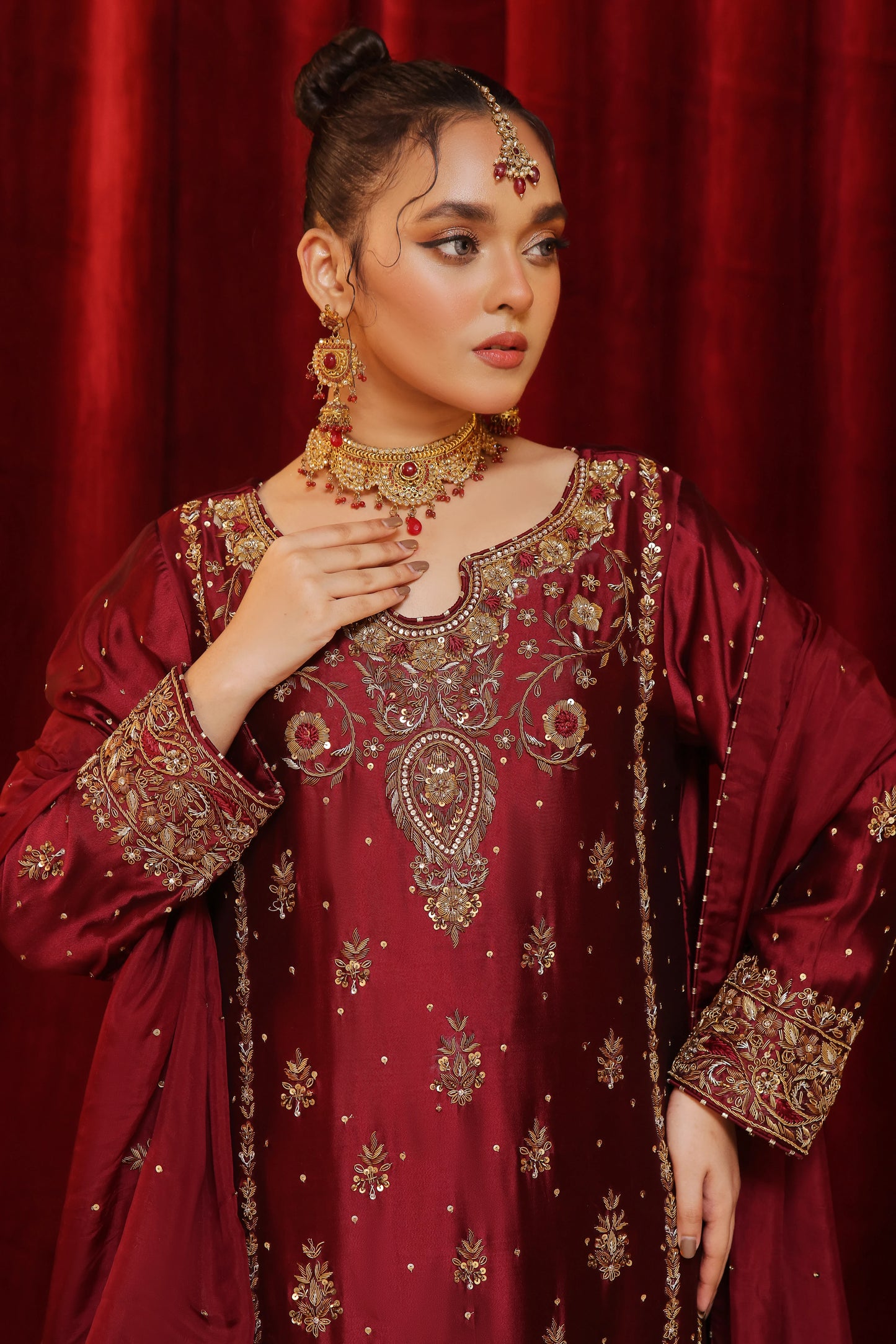 Amna Khurram Jahan Ara Semi Bridal Wear