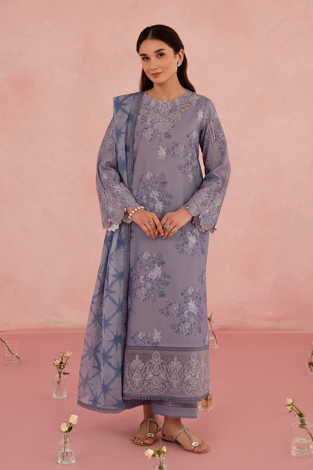 Afrozeh Columbine The Folral Charm Lawn '2025