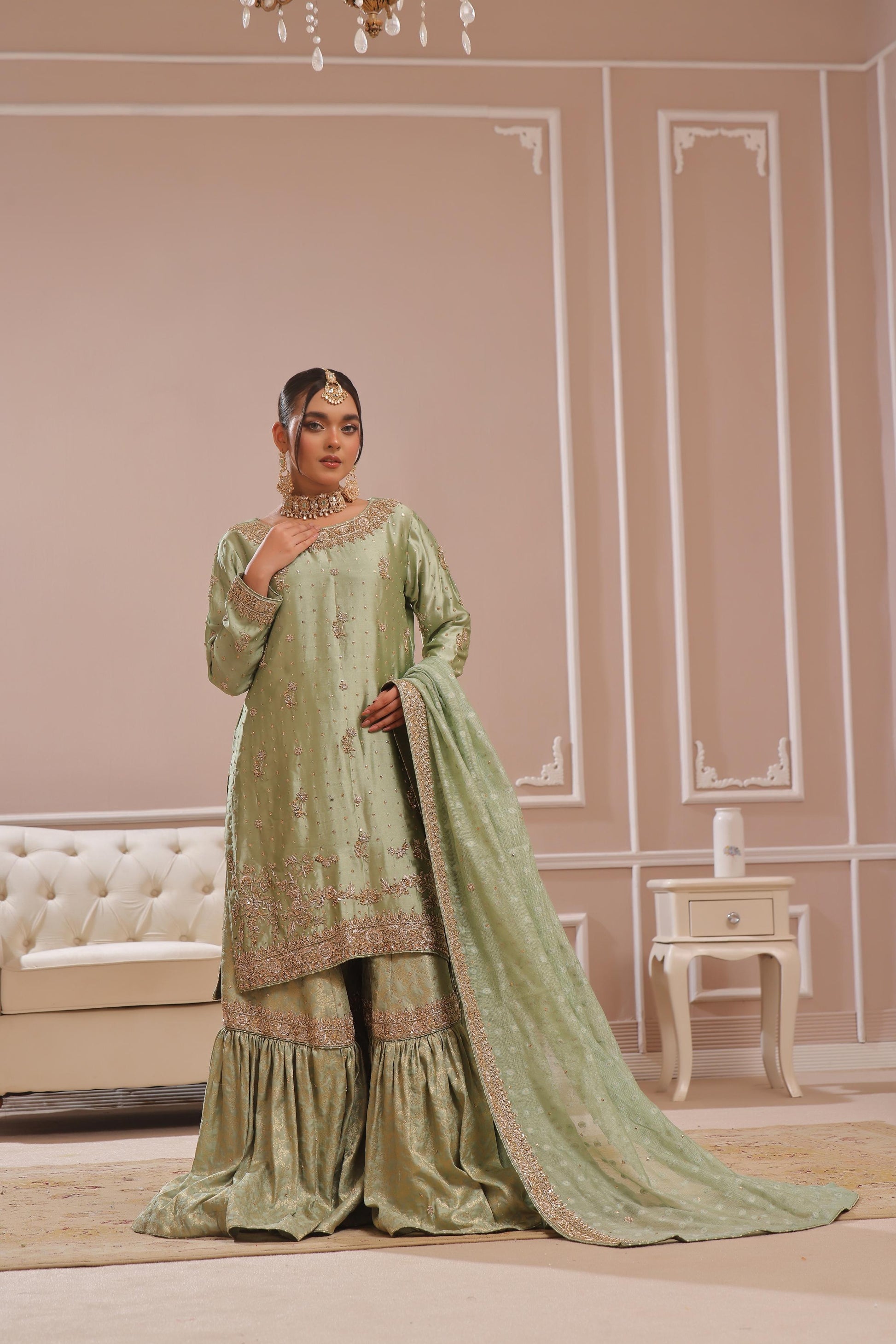 Amna Khurram D-1 Bridal Wear | Handwork Collection