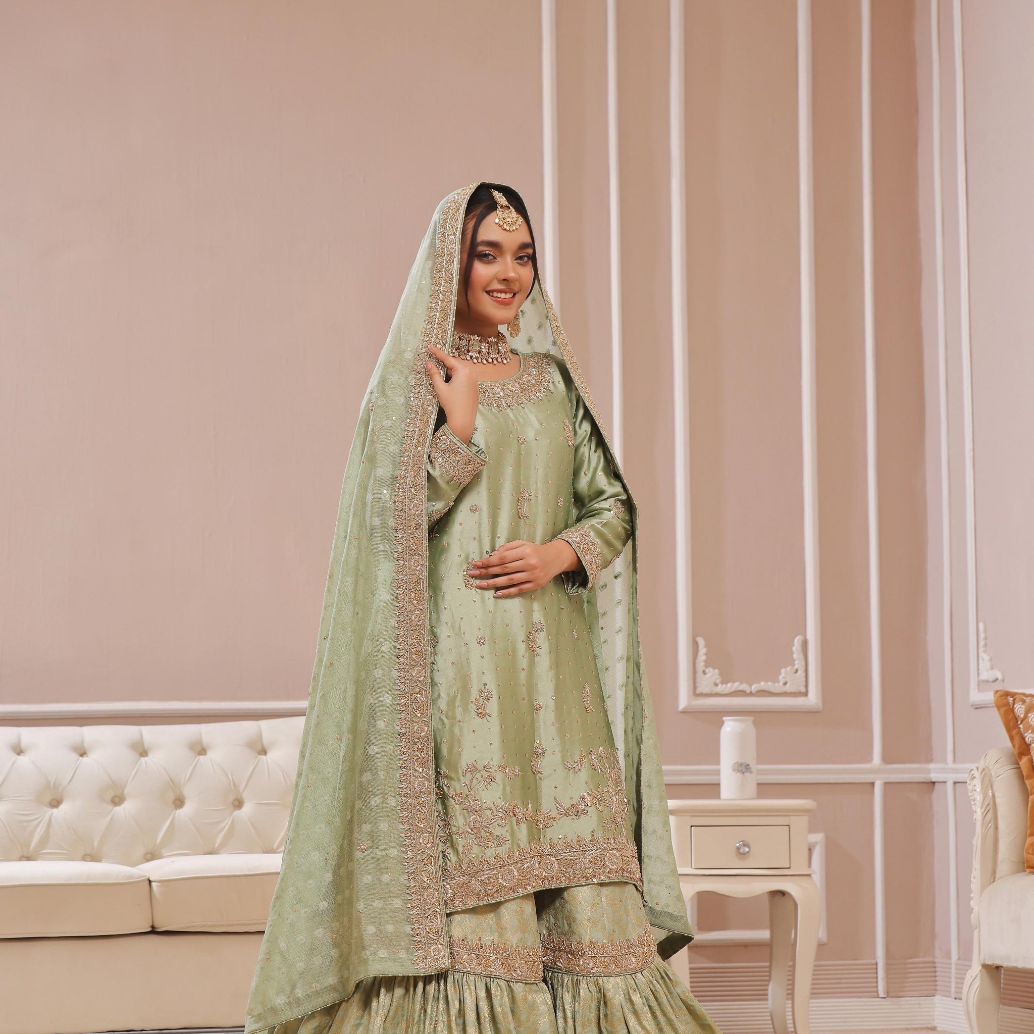 Amna Khurram D-1 Bridal Wear | Handwork Collection