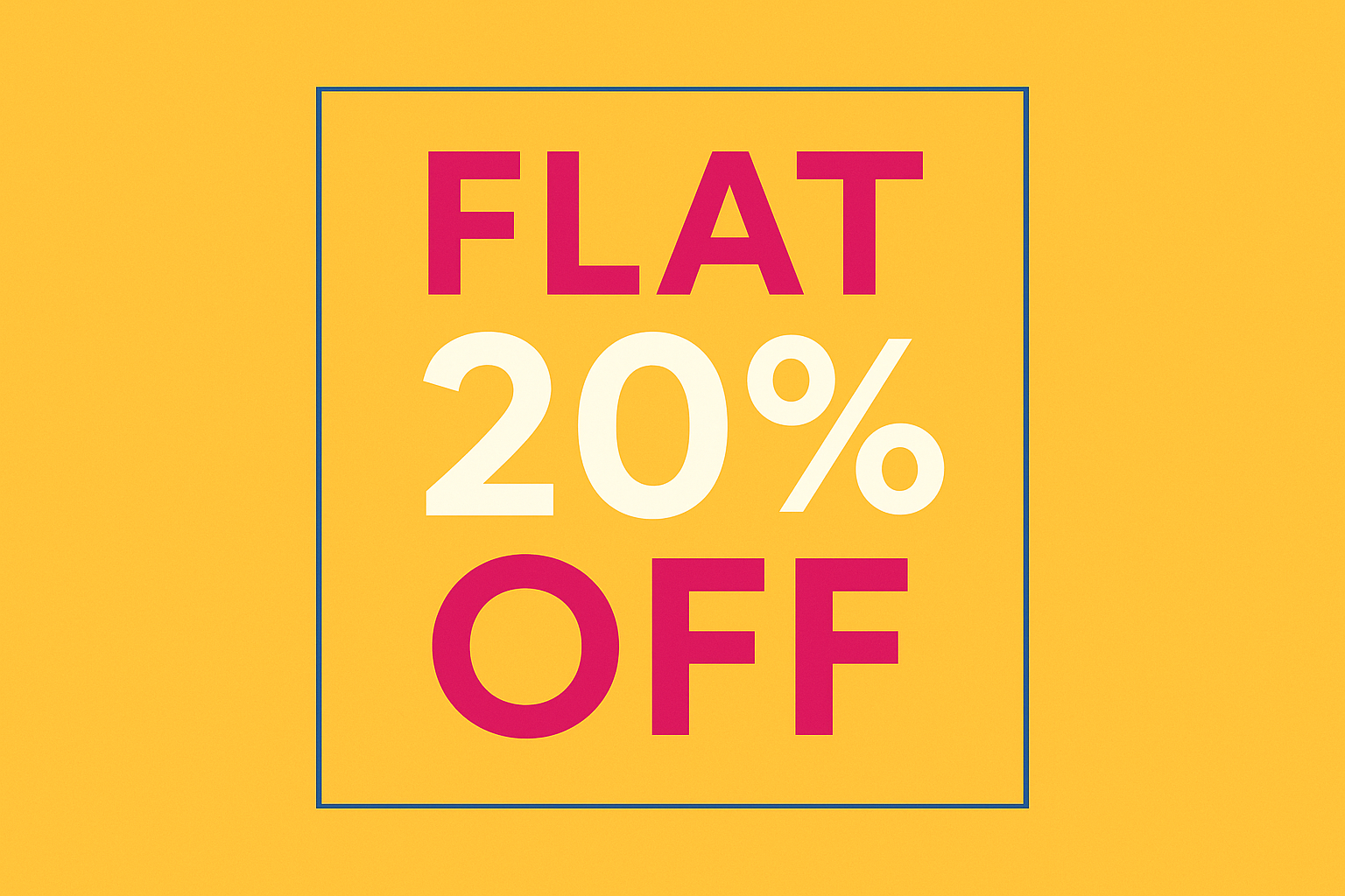 Flat 20%OFF WRITE ONLY 