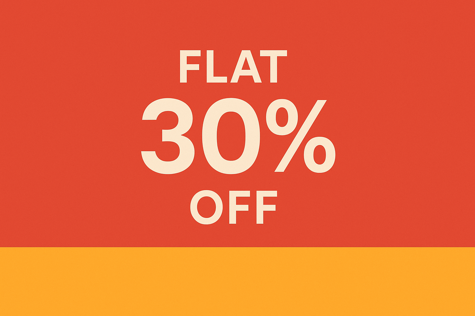 Flat 30%off write only