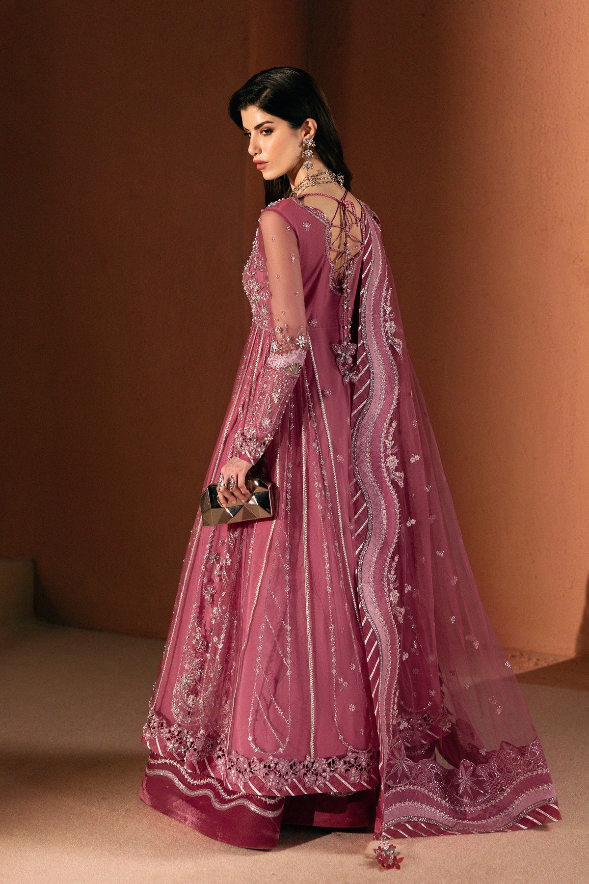 Qalamkar Elirah Inlays – 3 Piece Unstitched Embroidered Suit (Marielle)