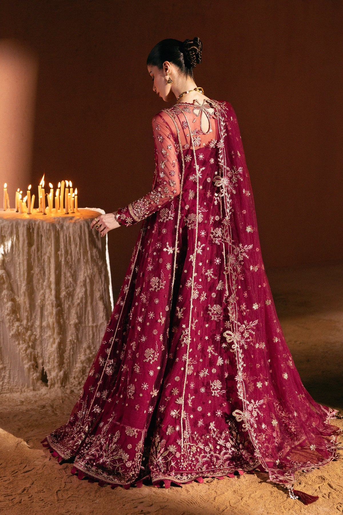 Qalamkar Elirah Inlays – 3 Piece Unstitched Embroidered Suit (Cleo)