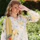 PrintKaari By Raaya Embroidered 3 Piece Stitched Suit (Ivoria)
