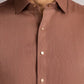 Rust Brown Cotton Casual Semi-Formal Stitched Kameez Shalwar – Regular Fit