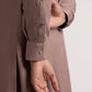 Dark Maroon Casual Semi-Formal Stitched Kameez Shalwar – Regular Fit