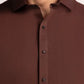 Rust Cotton Semi-Formal Stitched Kameez Shalwar – Regular Fit