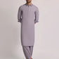 Lilac Casual Blended Semi-Formal Stitched Kameez Shalwar – Regular Fit
