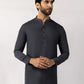 Charcoal Blended Semi-Formal Stitched Kameez Shalwar – Regular Fit