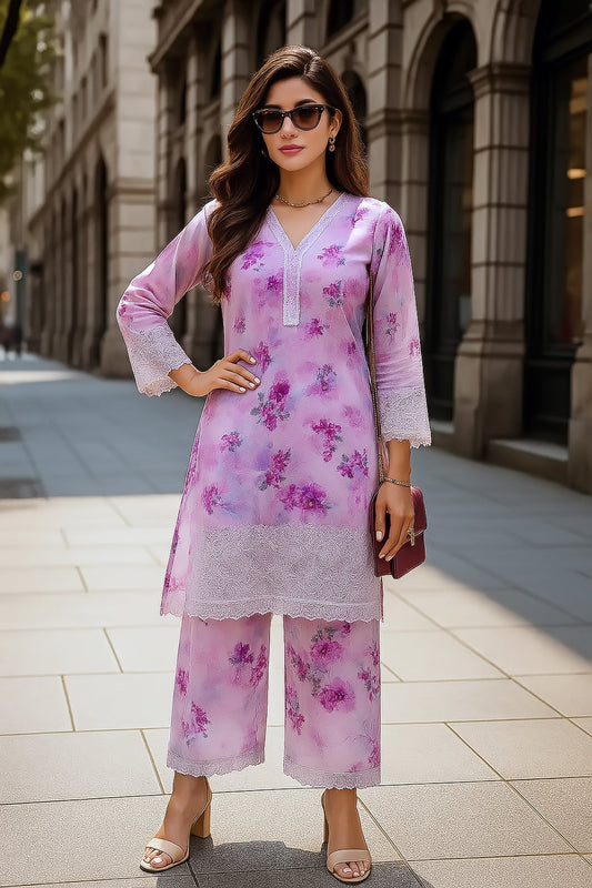 Lakhany LG-UB-0171 02 Piece Ready to wear Embroidered Shirt & Trouser