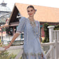 Noor by saadia Asad D2- Cerulean Blue Eid Luxe Chikankari' 25