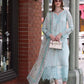Noor by saadia Asad D6- Aqua Marine Eid Luxe Chikankari' 25