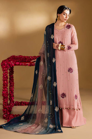 Nureh Mk-14 Mukeshkari Unstitched Chiffon 25'