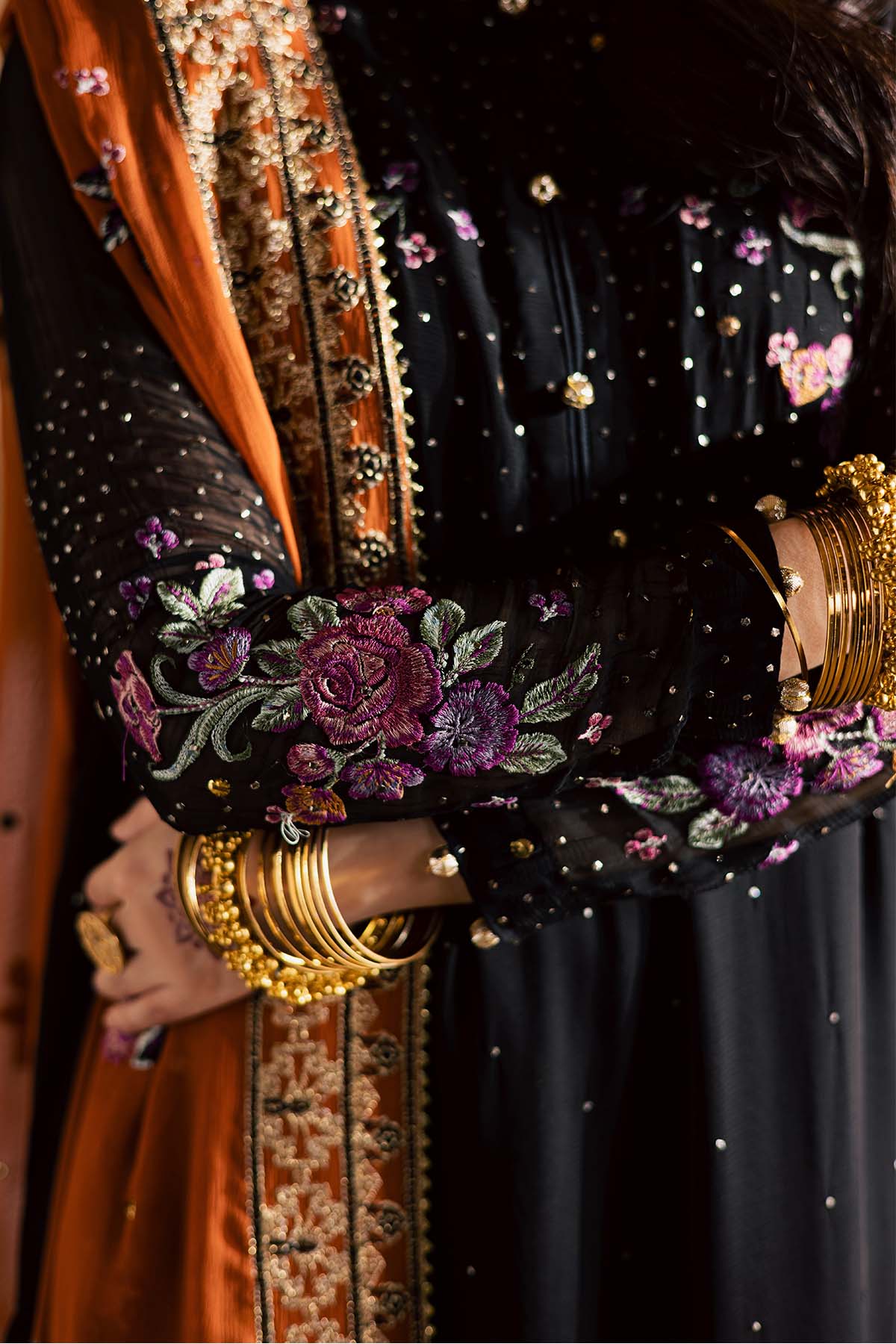 Nureh Mk-18 Mukeshkari Unstitched Chiffon 25'