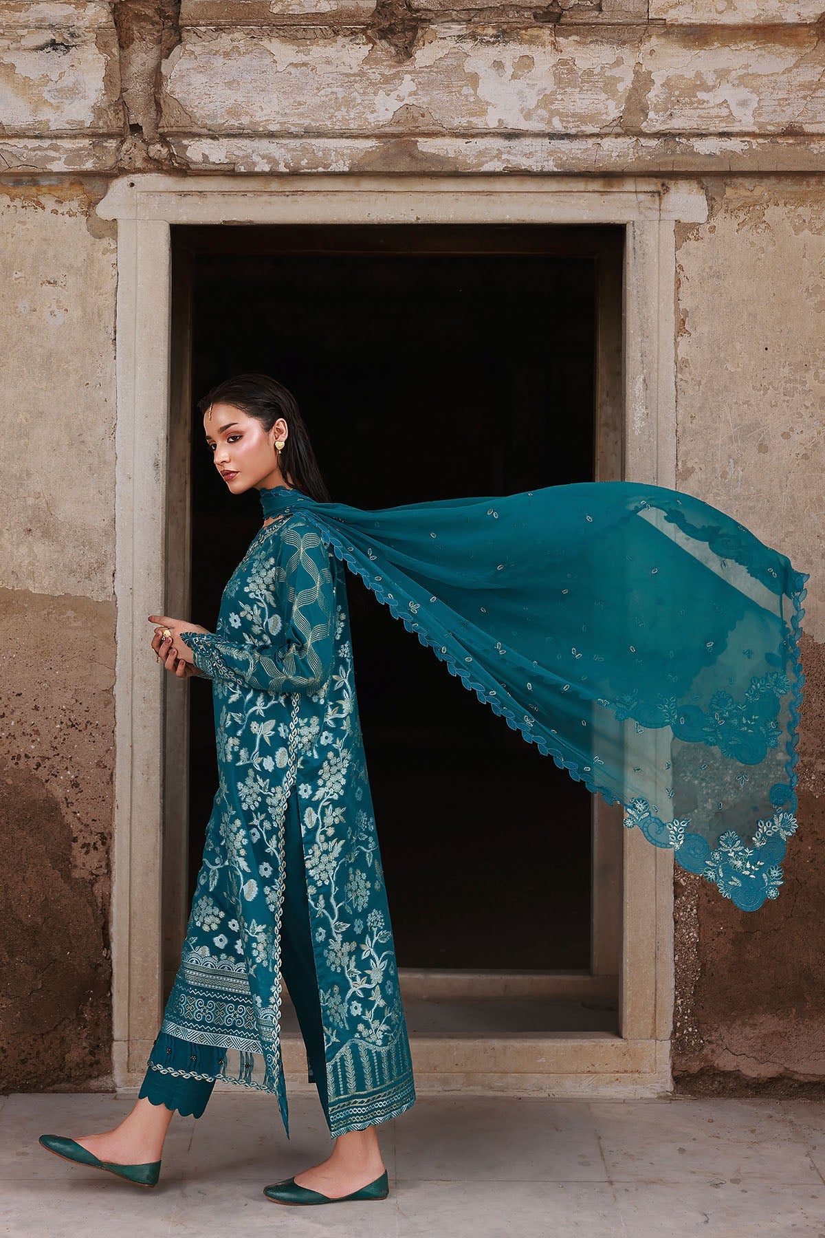 Nureh NJ-101 Maya Jacquard Unstitched 25'