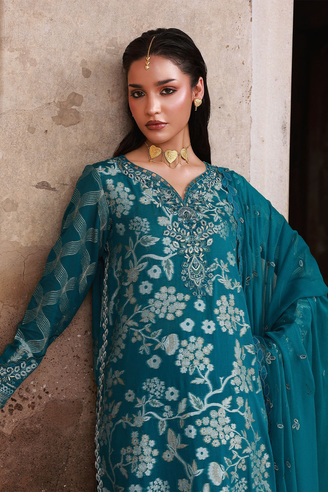 Nureh NJ-101 Maya Jacquard Unstitched 25'