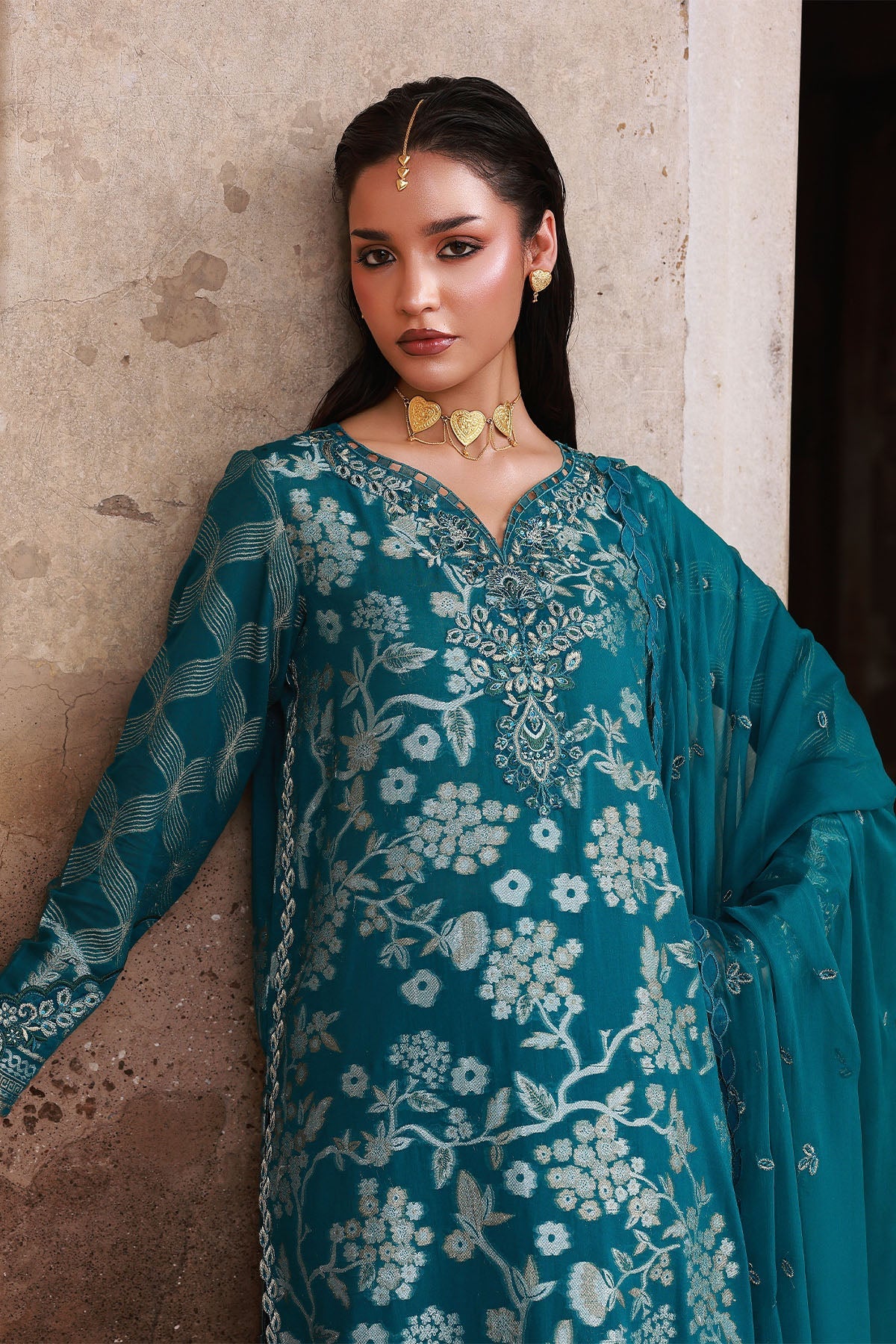 Nureh NJ-101 Maya Jacquard Unstitched 25'