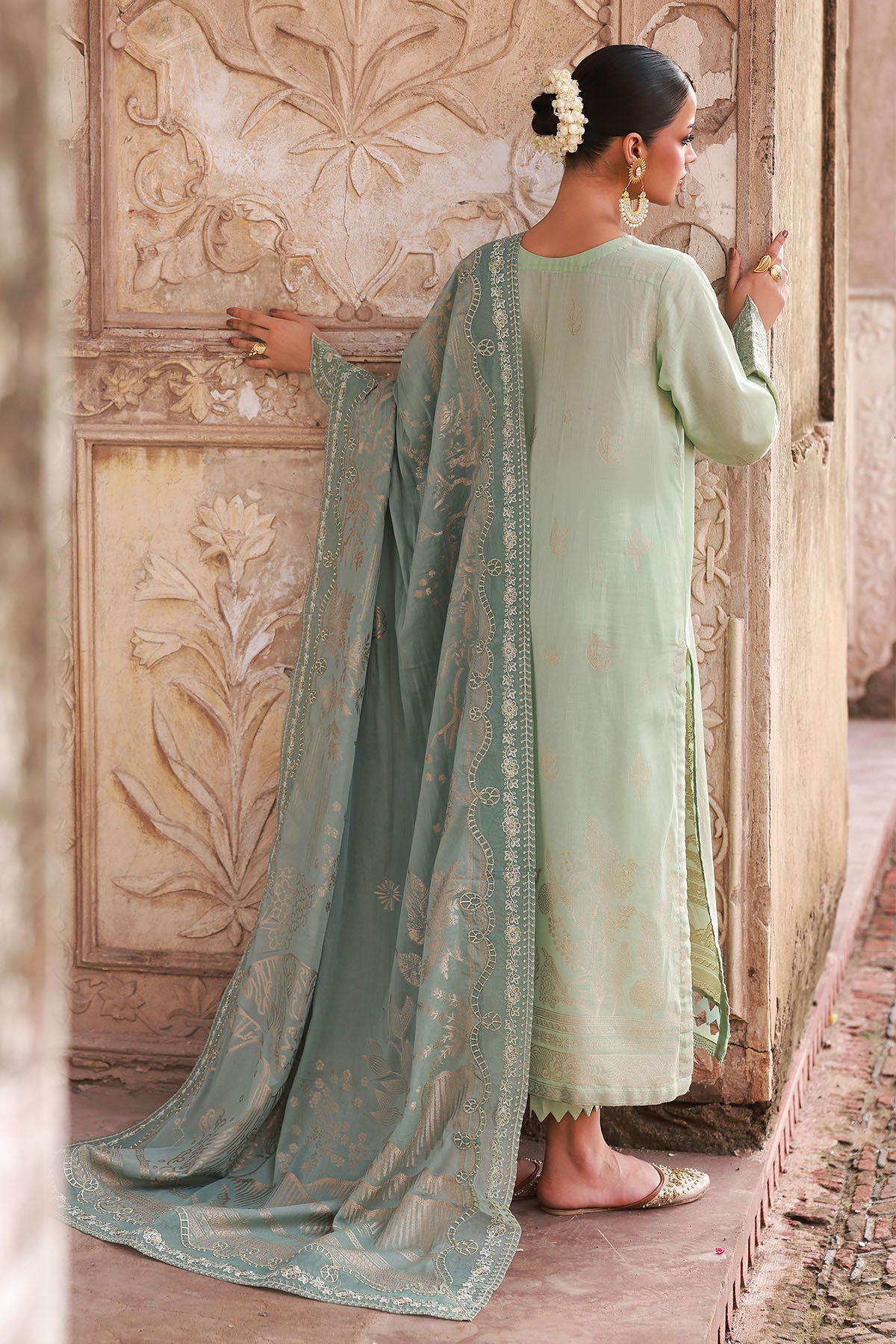 Nureh NJ-104 Maya Jacquard Unstitched 25'
