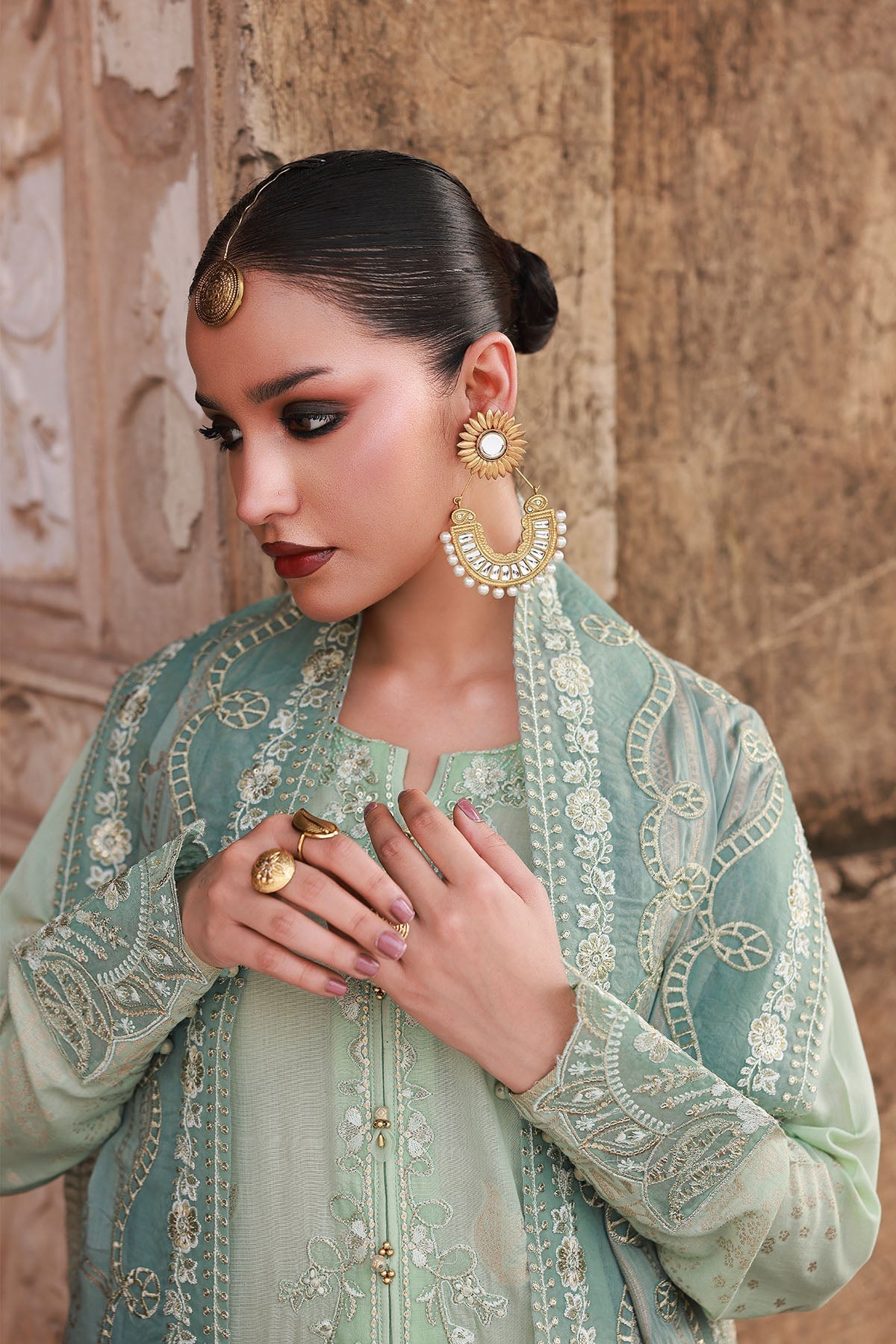 Nureh NJ-104 Maya Jacquard Unstitched 25'