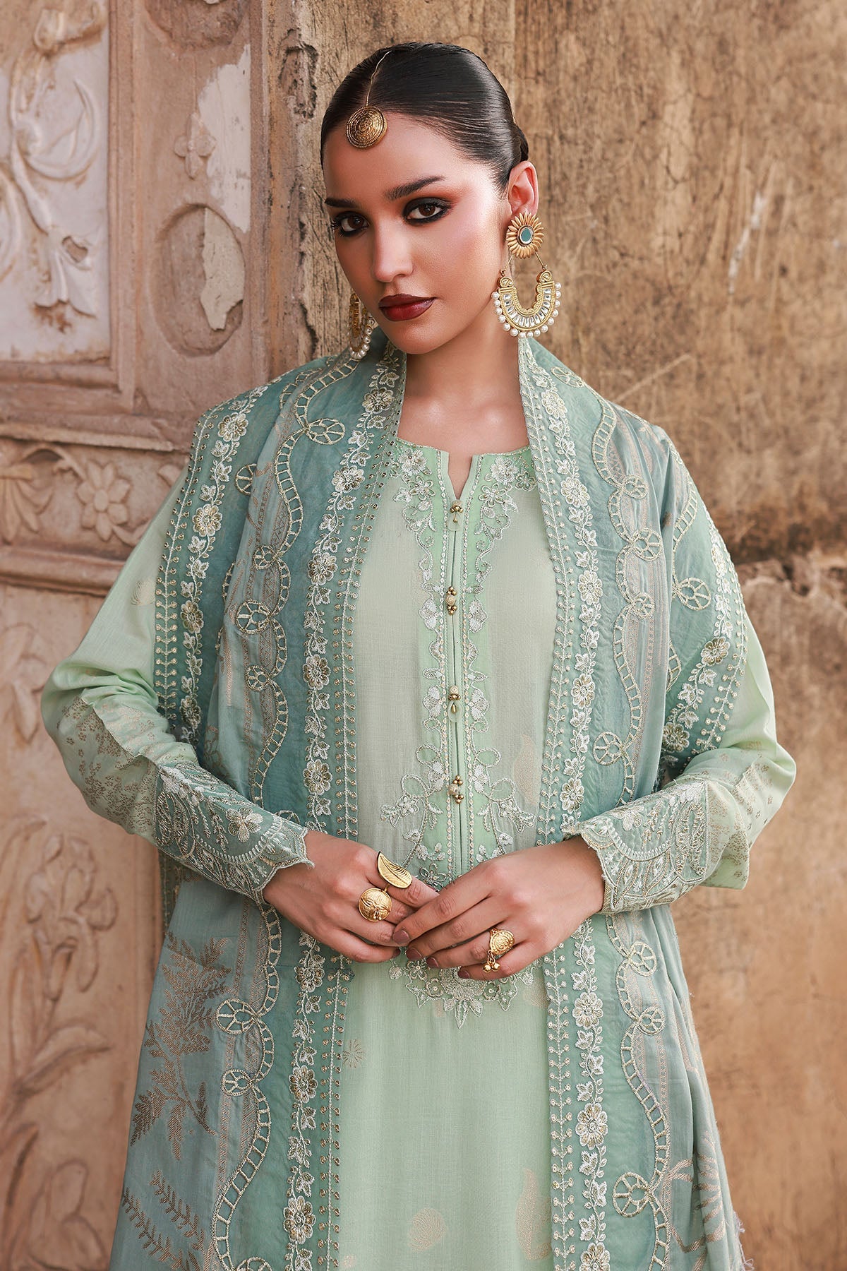 Nureh NJ-104 Maya Jacquard Unstitched 25'