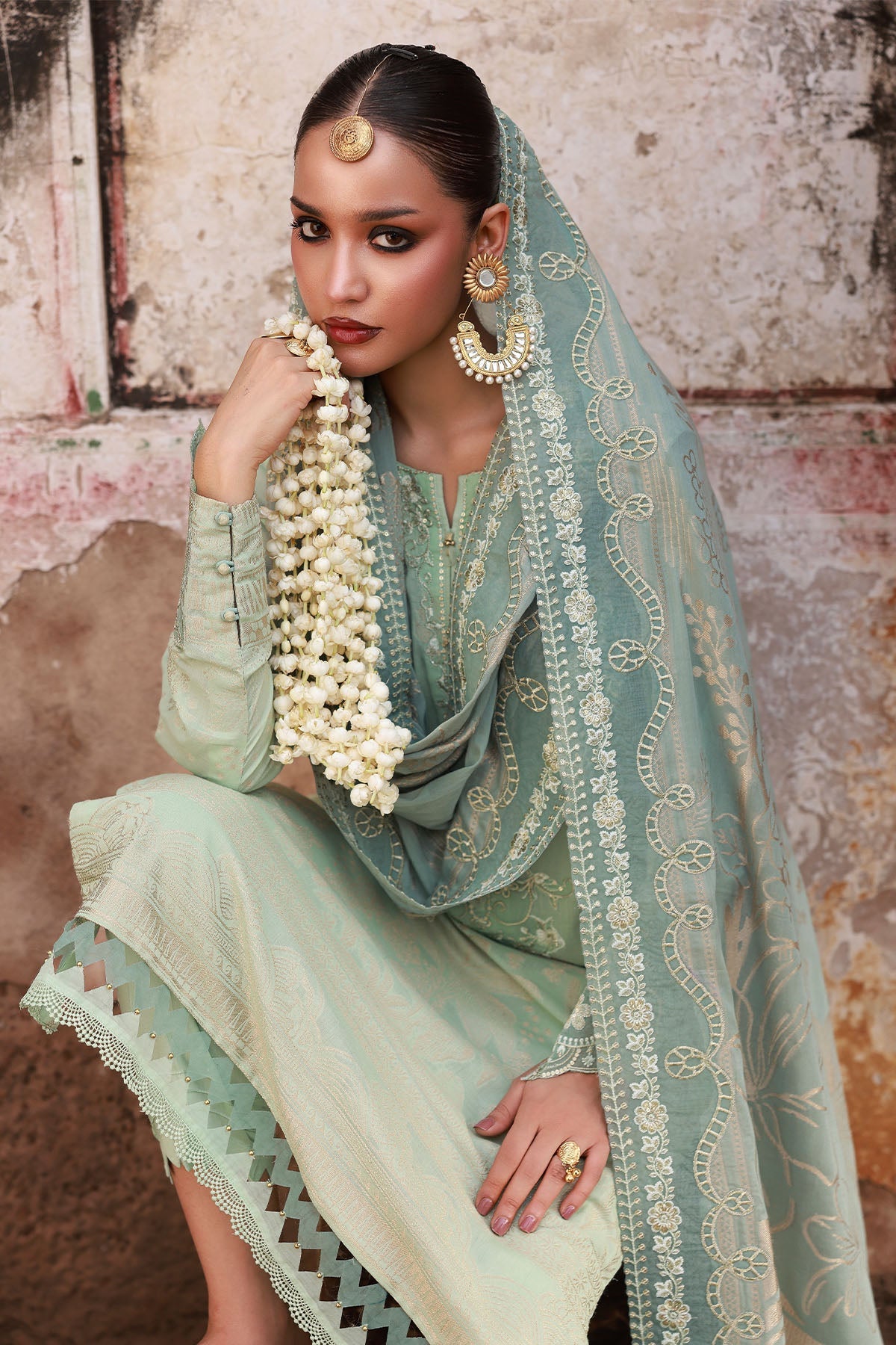 Nureh NJ-104 Maya Jacquard Unstitched 25'