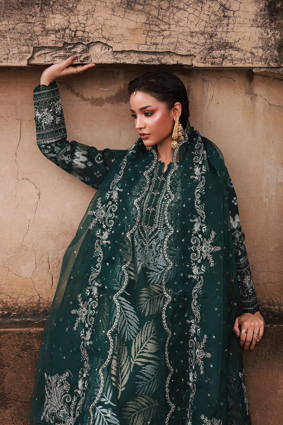 Nureh NJ-105 Maya Jacquard Unstitched 25'