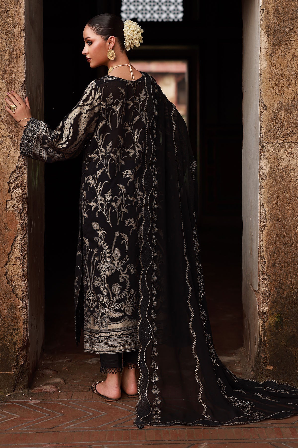 Nureh NJ-106 Maya Jacquard Unstitched 25'